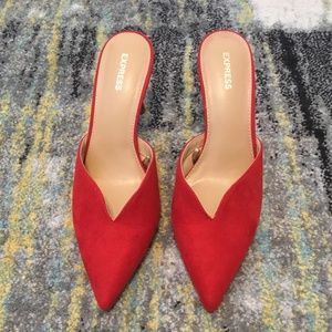 Express Red Mules